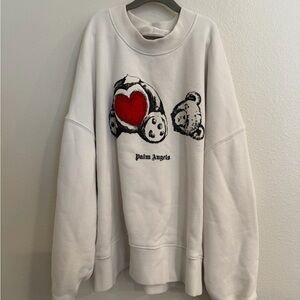 Palm Angels women’s bear heart sweater